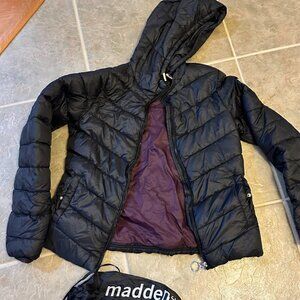 Girls winter hooded winter jacket Steve Madden NYC size small